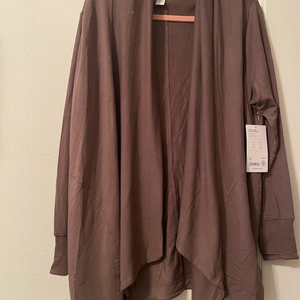 Athleta Brown Cardigan Sweater